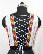 V-Neck Hand Embroidered Blouse Choli for All Occasions - image 2