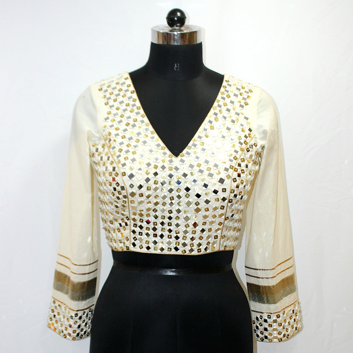 Premium Full Sleeve Hand Work Navratri Blouse - LABEL KAVITA