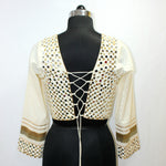 Premium Full Sleeve Hand Work Navratri Blouse - image 2