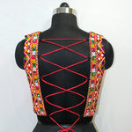 Garba Special Sleeveless Blouse with Hand & Lace Work - image 2