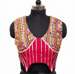 Navratri Festival Sleeveless Blouse - LABEL KAVITA