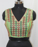 Navratri Blouse Choli with Full Hand Embroidery - LABEL KAVITA