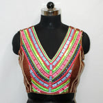 Delicate Hand Work & Lace Work Designer Blouse - LABEL KAVITA