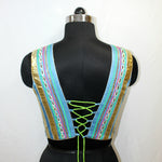 Designer Oyster Hand Work Blouse with Lace Work - image 3