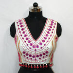 Designer Hand Work Sleeveless Blouse - LABEL KAVITA