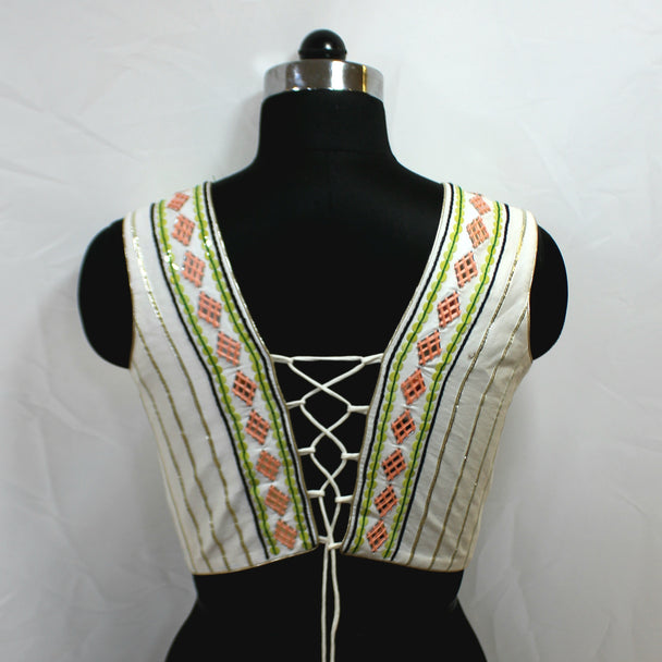 DESIGNER BLOUSE TOP WITH HAND WORK