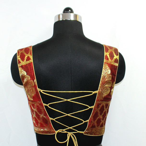 Designer Sleeve Less Top Blouse