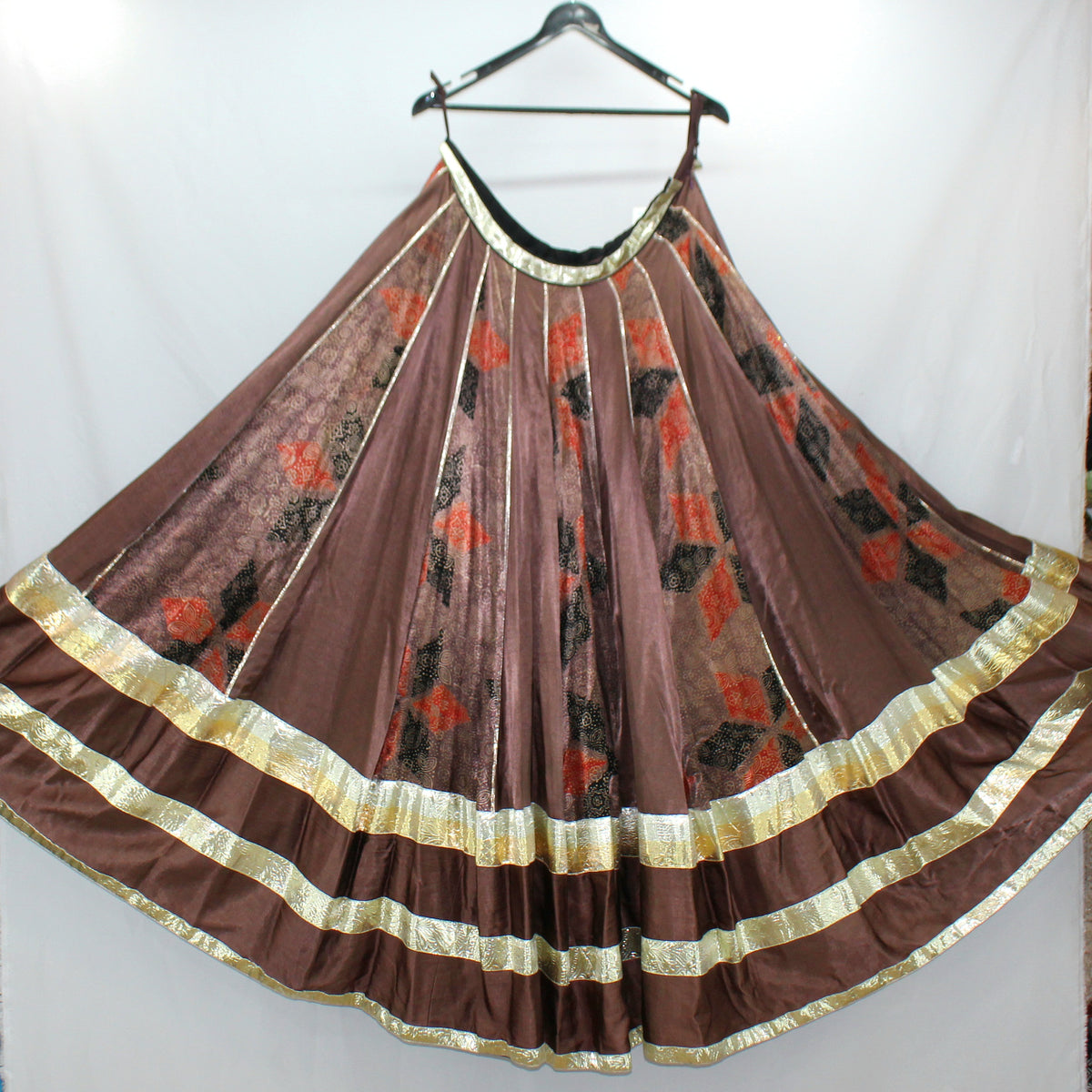 Ajrak Print Lehenga - LABEL KAVITA