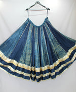 Ajrak Print Silk with Lace Work - LABEL KAVITA