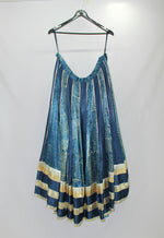 Ajrak Print Silk with Lace Work - image 2