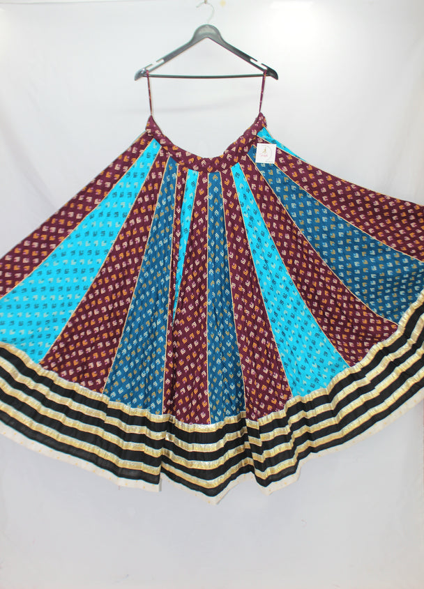 lehenga pure cotton multi colour