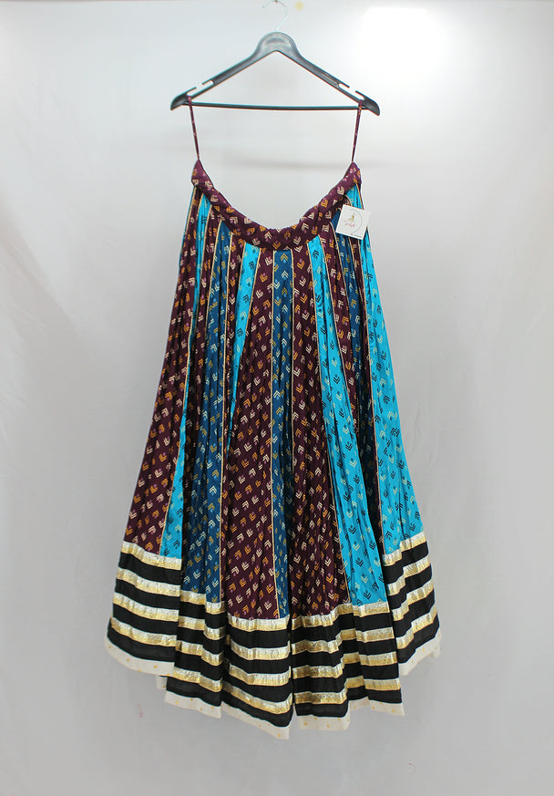 lehenga pure cotton multi colour