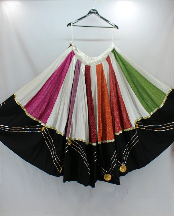 lehenga colour full kali