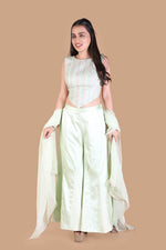 Pastel Mint Green Lehenga Set - LABEL KAVITA