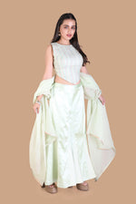 Pastel Mint Green Lehenga Set - image 3